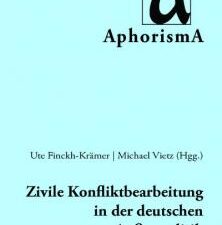Cover des Buches "Zivile Konfliktbearbeitung in der deutschen Außenpolitik"