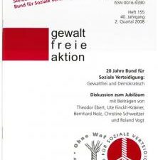 Cover des Buches "gewaltfreie aktion"