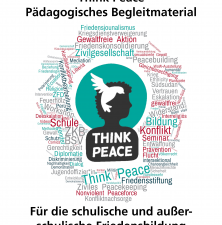 Cover des Hintergrund- und Diskussionspapiers Nr. 67: Think Peace Pädagogisches Begleitmaterial