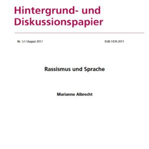 Cover "Rassismus und Sprache"