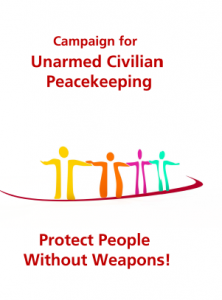Ziviles Peacekeeping - Kampagnenflyer englisch