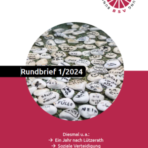 Cover des Rundbriefes 1-2024